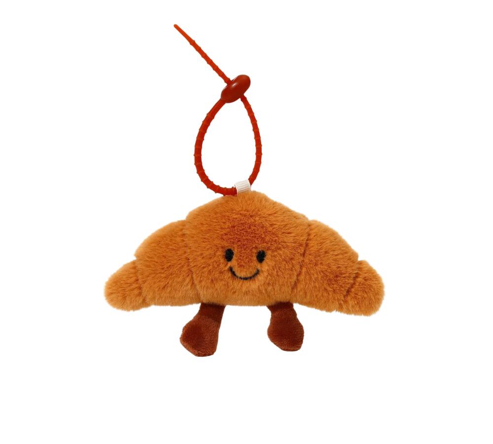 Croissant taskevedhæng - brun